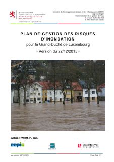 Plan de gestion des risques d’inondation